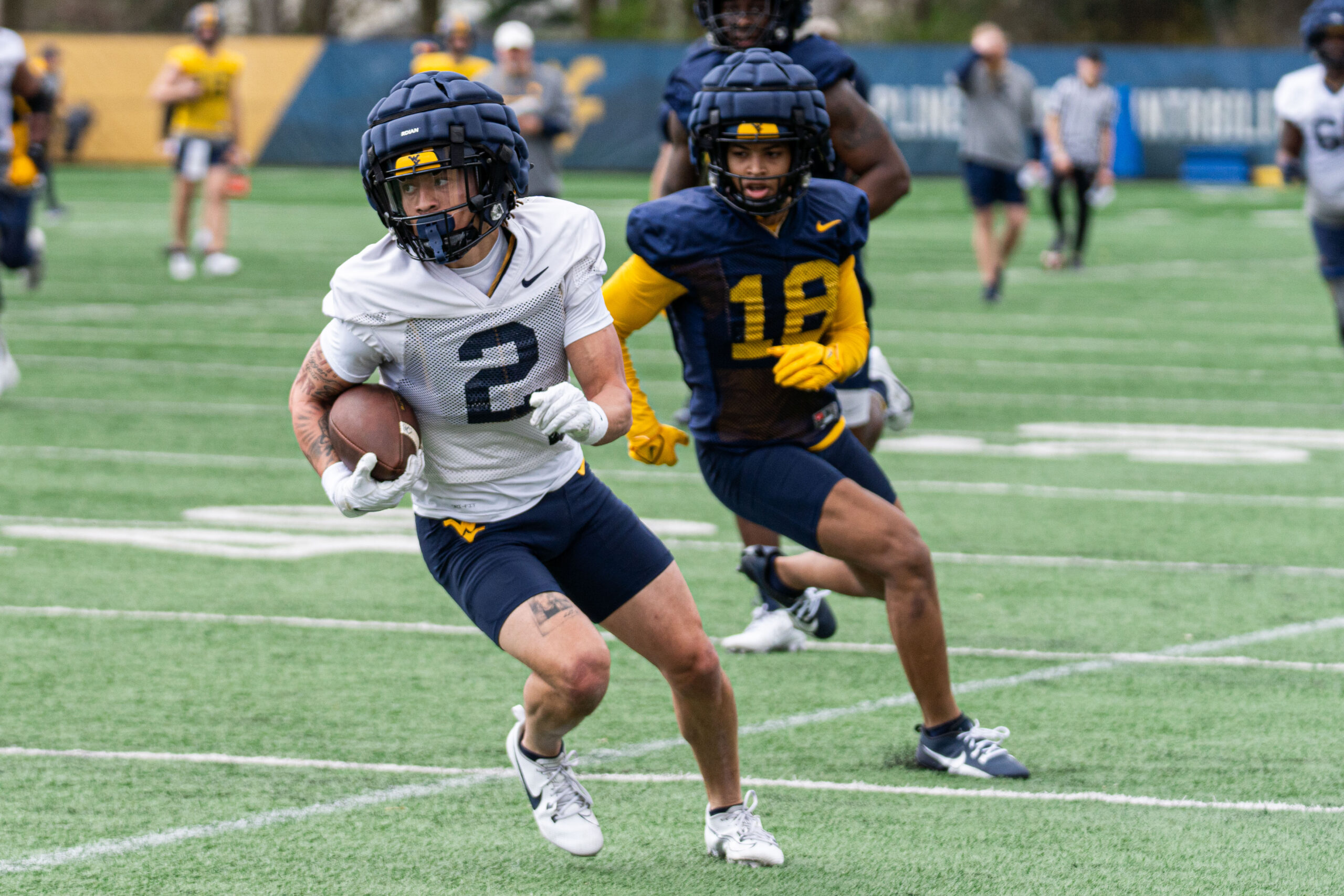 NOTEBOOK: WVU experimenting with Rodney Gallagher on defense